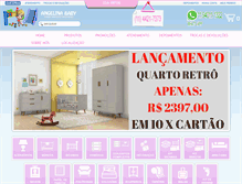 Tablet Screenshot of angelinababy.com.br